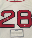 J.D. MARTINEZ Autographed Boston Red Sox Authentic Home Jersey STEINER