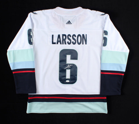 Adam Larsson Signed Seattle Kraken Jersey (JSA COA) All Star Defenseman