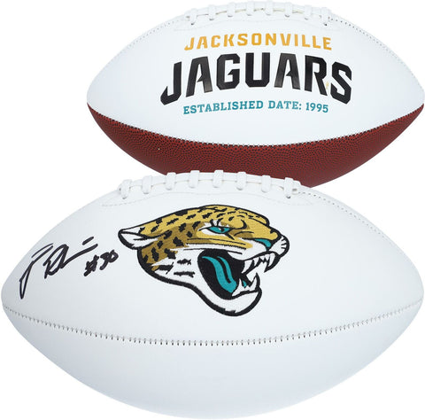 James Robinson Jacksonville Jaguars Autographed White Panel Football