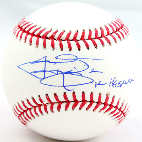 Johnny Manziel Autographed Rawlings OML Baseball w/Heisman-Beckett W Hologram