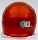 Roquan Smith Autographed Bears Flash Mini Helmet (Bubbled) Beckett WW01073