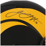 JARED GOFF Autographed LA Rams Eclipse Full Size Speed Helmet FANATICS
