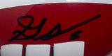 GRAHAM MERTZ Autographed Wisconsin Badgers Red Mini Helmet PANINI
