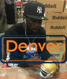 Jeremiah Owusu-Koramoah Signed Notre Dame Schutt Mini Helmet BAS 34072