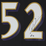 Ray Lewis Ravens Signed Mitchell & Ness Jersey w/"HOF 18" Insc