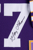 Vikings "Purple People Eaters" 35x43 Custom Framed Jersey Team-Signed by (4) TSE