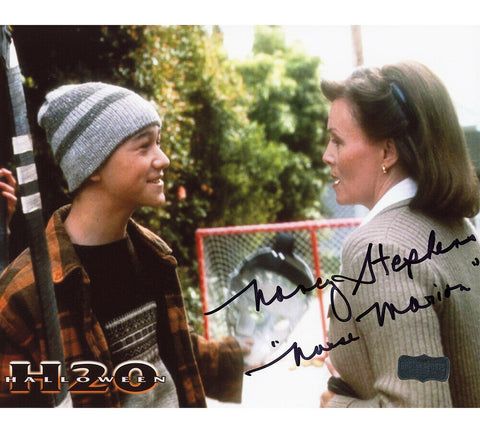 Nancy Stevens Signed Halloween Unframed 8x10 Photo - H20 with Inscription