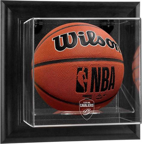 Cleveland Cavaliers Black Framed Wall-Mounted Basketball Display Case
