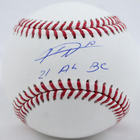 Yuli Gurriel Autographed Rawlings OML Baseball w/21 AL BC-JSA W *Blue