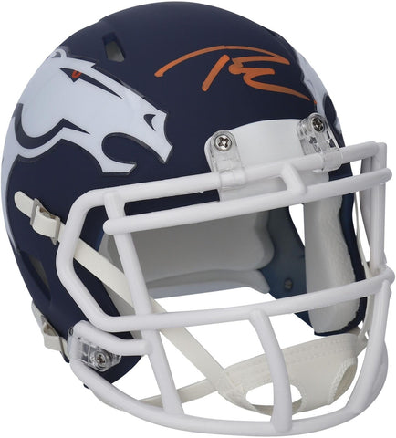 Russell Wilson Denver Broncos Signed Riddell AMP Speed Mini Helmet