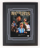 Chuck Norris Signed 18x22 Framed Photo (JSA COA) Depicting 5 of His Best Roles