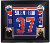 Kevin Smith Signed Clerks "Silent Bob" 32 x37 Custom Framed Jersey Display / PSA