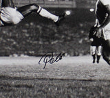 Pele Signed Brazil Unframed 16x20 Black and White Photo