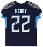 Derrick Henry Tennessee Titans Autographed Navy Nike Elite Jersey