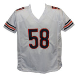 Roquan Smith Autographed/Signed Pro Style White XL Jersey BAS 30056