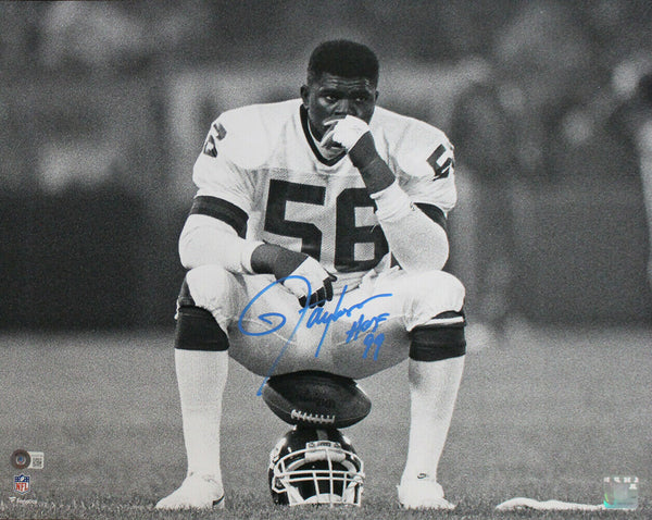 Lawrence Taylor Autographed New York Giants 16x20 Photo HOF Beckett 33676