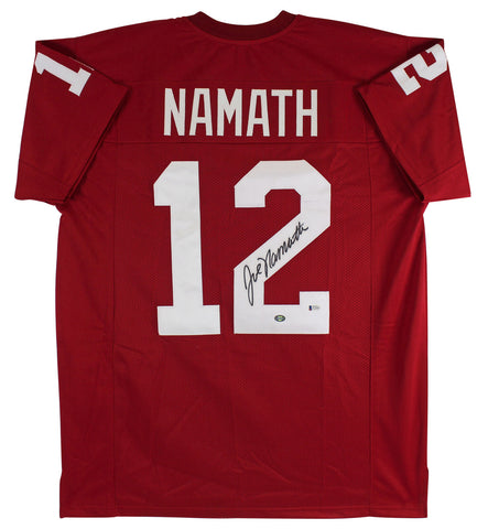 Alabama Joe Namath Authentic Signed Maroon Pro Style Jersey BAS #D79449