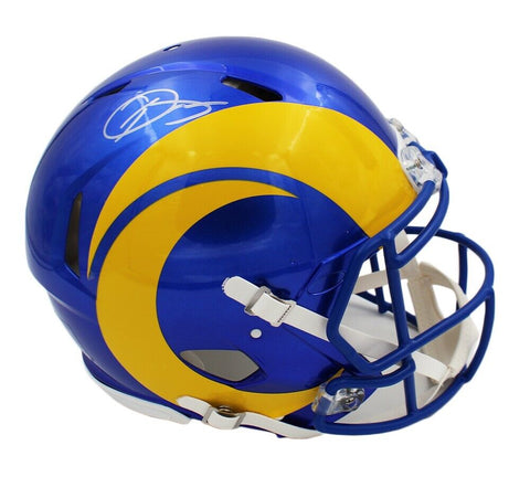 Odell Beckham Signed Los Angeles Rams Speed Authentic NFL Helmet