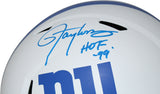 Taylor Lawrence Autographed New York Giants F/S Lunar Helmet HOF BAS 33961