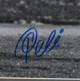 Pele Signed Framed 16x20 Bicycle Kick Photo BAS A92139
