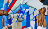 DK Metcalf Autographed Ole Miss Rebels 8x10 Catch Photo-Beckett W Hologram *Blue
