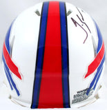 Tremaine Edmunds Autographed Buffalo Bills Speed Mini Helmet-Beckett W Hologram