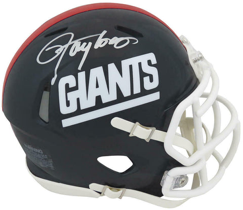 Lawrence Taylor Signed New York Giants T/B Riddell Speed Mini Helmet - (SS COA)