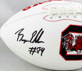 Bryan Edwards Autographed South Carolina Logo Football - JSA Witnessed COA
