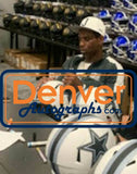 Deion Sanders Autographed Dallas Cowboys Authentic Lunar Helmet BAS 34180