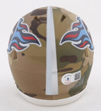 Bud Dupree Signed Tennessee Titans Camo Alternate Speed Mini Helmet (Beckett) LB