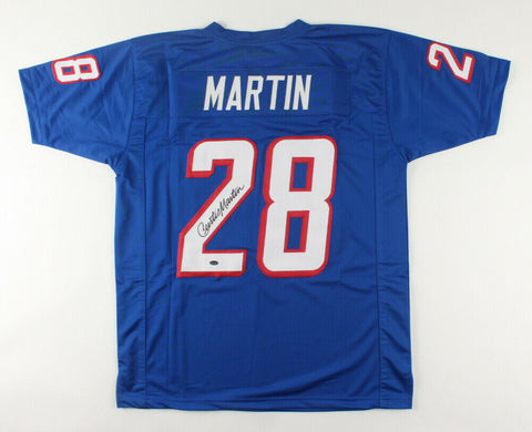 Curtis Martin Signed New England Patriots Jersey (Schwartz COA) 5xPro Bowl R.B.