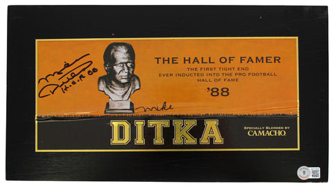 Bears Mike Ditka "HOF 88" Signed Kickoff Series Cigar Box LE #2,543/2,674 BAS