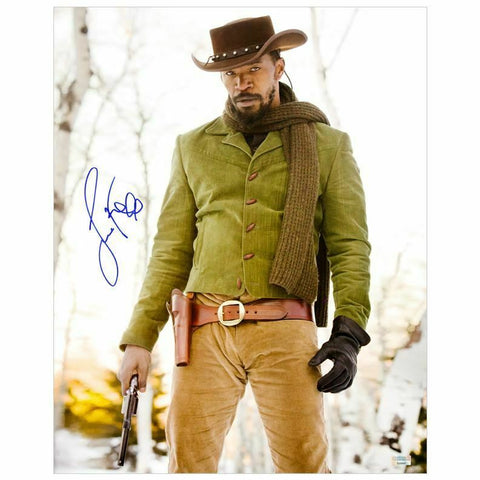 Jamie Foxx Autographed Django Unchained Showdown 16x20 Photo