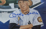 Mickey Mantle Signed Framed New York Yankees 14x21 LE Career Record BAS Auto 10