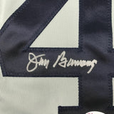Autographed/Signed JIM BUNNING Detroit Grey Baseball Jersey JSA COA Auto
