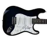 Alice Cooper Signed Blue Electric Guitar