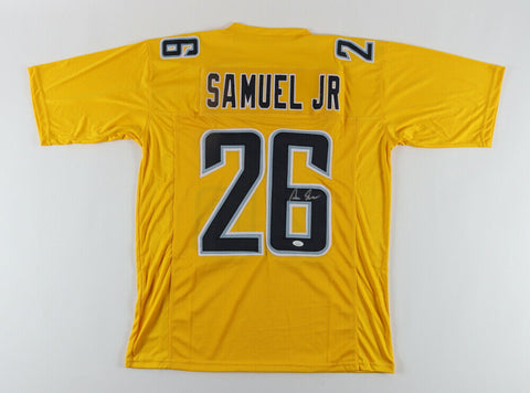 Asante Samuel Jr. Signed Los Angeles Charger Jersey (JSA COA) 2021 2nd Round Pck