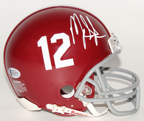 Mark Ingram Signed Alabama Crimson Tide Mini-Helmet (Beckett COA) Saints R.B.