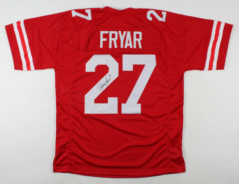 Irving Fryar Signed Nebraska Cornhuskers Jersey (JSA Hologram) Patriots Receiver
