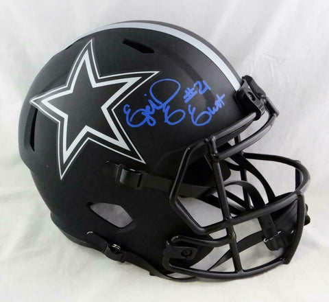 Ezekiel Elliott Signed Dallas Cowboys F/S Eclipse Speed Helmet - Beckett W Auth