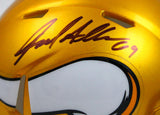 Jared Allen Autographed Minnesota Vikings Flash Speed Mini Helmet-Beckett W Holo