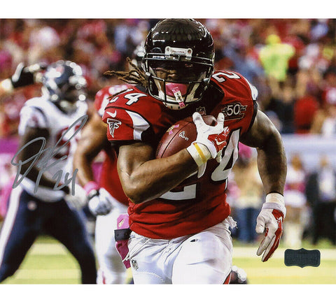 Devonta Freeman Signed Atlanta Falcons Unframed 8x10 NFL Photo - Running Action
