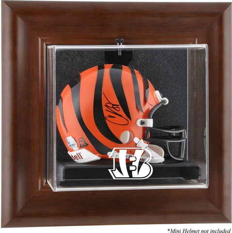 Cincinnati Bengals Mini Helmet Display Case - Brown - Fanatics