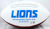 D'Andre Swift Autographed Detroit Lions Logo Football-Beckett W Hologram *Black