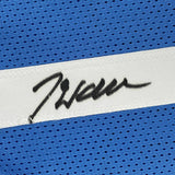 FRAMED Autographed/Signed JOHN WALL 33x42 Houston Light Blue Jersey JSA COA Auto