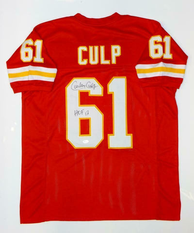 Curley Culp Signed Kansas City Chiefs Jersey Inscribed "HOF 13" (JSA COA)