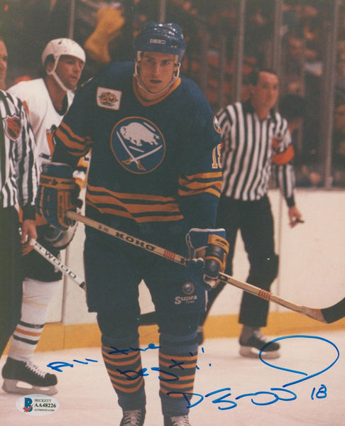 Sabres Dave Snuggerud All The Best!! Authentic Signed 8x10 Photo BAS #AA48226