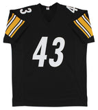 Troy Polamalu Authentic Signed Black Pro Style Jersey Autographed BAS Witnessed