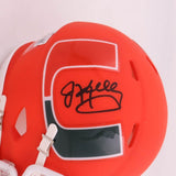 Jim Kelly Signed Miami Hurricanes Mini-Helmet (Beckett) Buffalo Bills HOF Q.B.