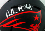 Willie McGinest Autographed Patriots F/S Eclipse Helmet w/ 3X SB Champs - Becket